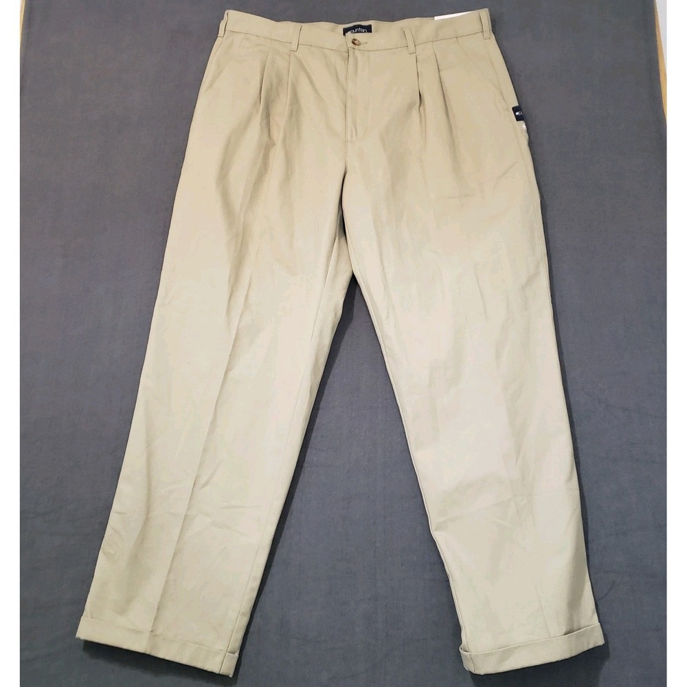 Puritan‎ Pants Mens Size 40x32 Pleated Front Pant Tan NWT
